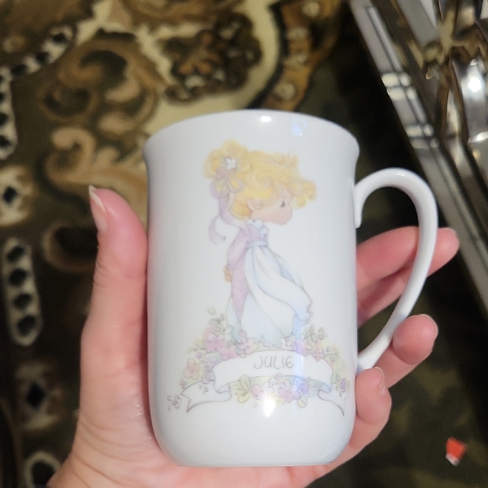 Precious Moments White Mug JULIE